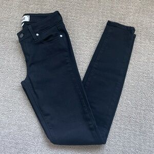 Paige Black stretch Skinny Jeans size 24